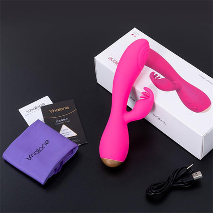 NALONE - CONEJITO VIBRADOR MAGIC STICK CON PULSACIÓN FUCSIA