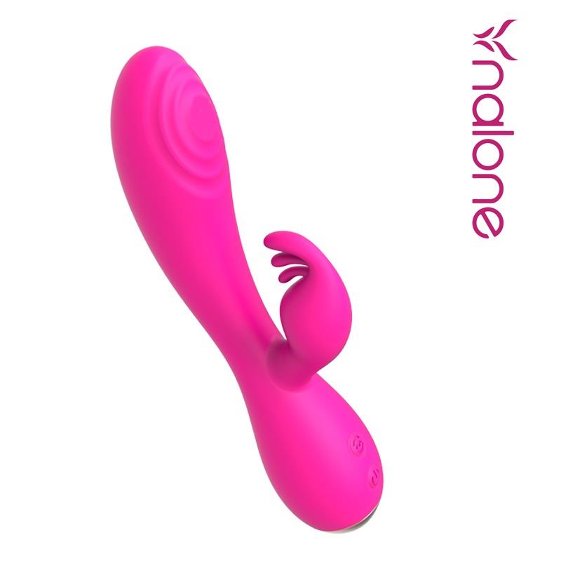 NALONE - CONEJITO VIBRADOR MAGIC STICK CON PULSACIÓN FUCSIA