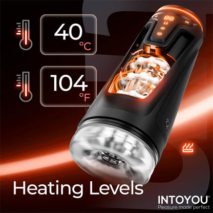 INTOYOU - CONOR MASTURBADOR MASCULINO CON THRUSTING, VIBRACIÓN Y CALOR