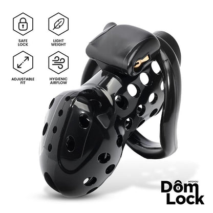 DOMLOCK - CONVICT JAULA PARA EL PENE CON CANDADO INTERNO