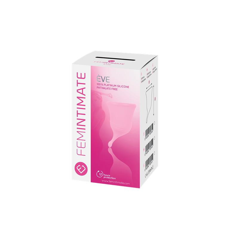 FEMINTIMATE - COPA MENSTRUAL EVE TALLA L SILICONA ROSA