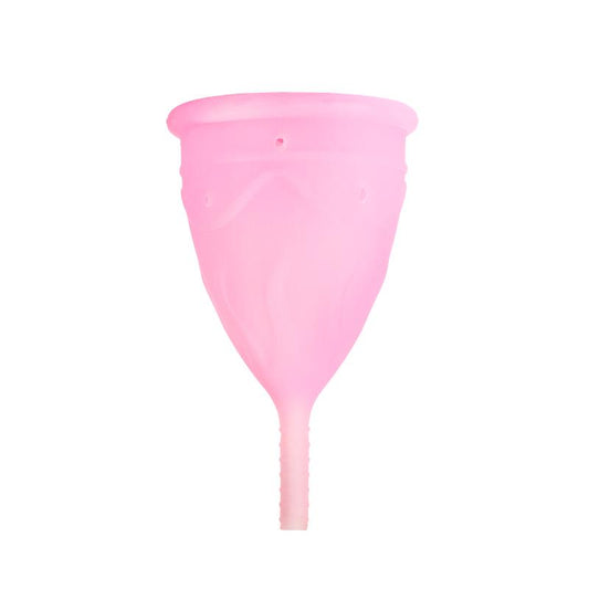 FEMINTIMATE - COPA MENSTRUAL ÈVE ROSA TALLA L SILICONA PLATINO