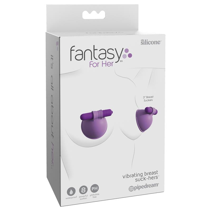 FANTASY FOR HER - COPAS DE SUCCIÓN CON VIBRACIÓN 7,1 CM