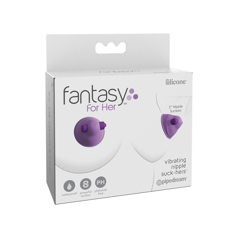 FANTASY FOR HER - COPAS DE SUCCION VIBRADORAS PARA PEZONES