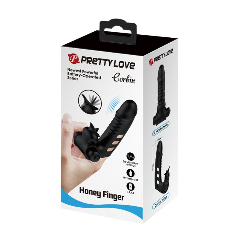 PRETTYLOVE - CORBIN FUNDA PARA EL DEDO CON VIBRACIÓN