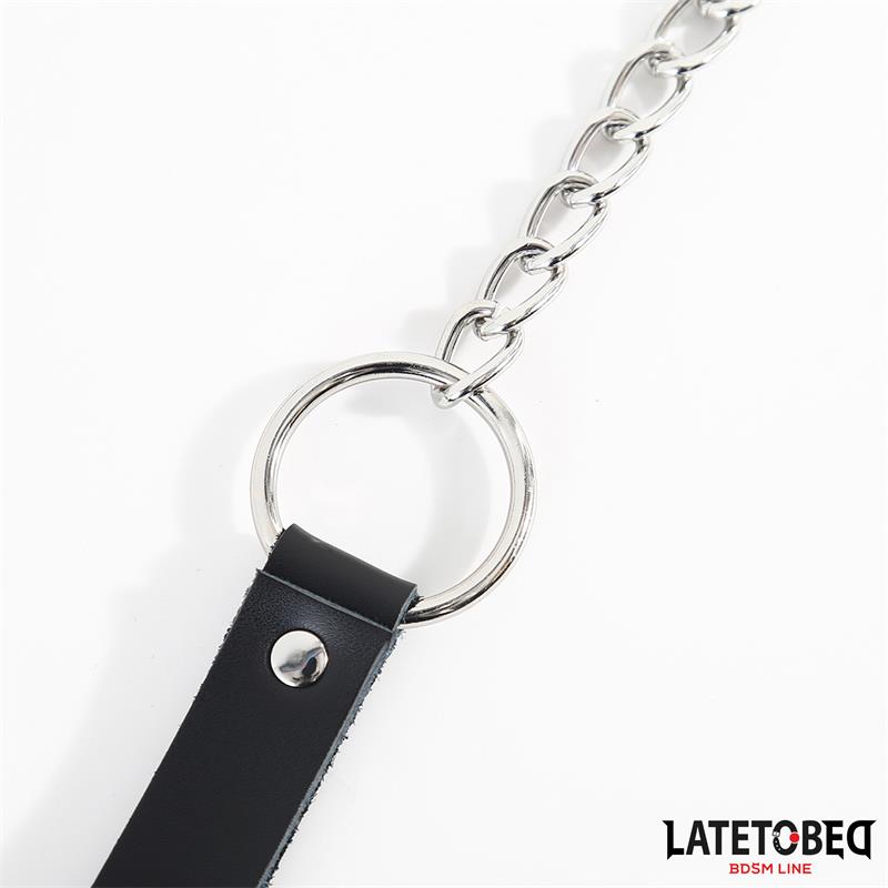 LATETOBED BDSM LINE - CORREA CON ATADURA EXTREMIDADES NEGRO