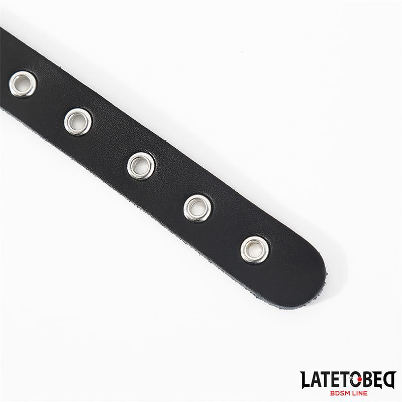 LATETOBED BDSM LINE - CORREA CON ATADURA EXTREMIDADES NEGRO