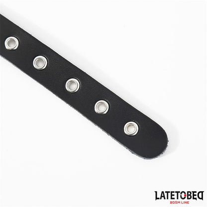 LATETOBED BDSM LINE - CORREA CON ATADURA EXTREMIDADES NEGRO