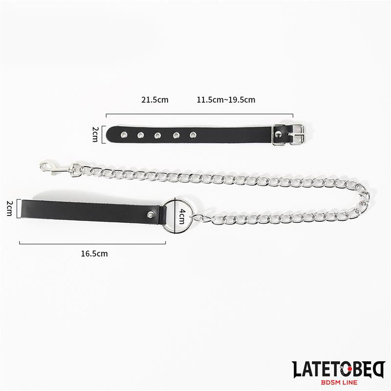 LATETOBED BDSM LINE - CORREA CON ATADURA EXTREMIDADES NEGRO