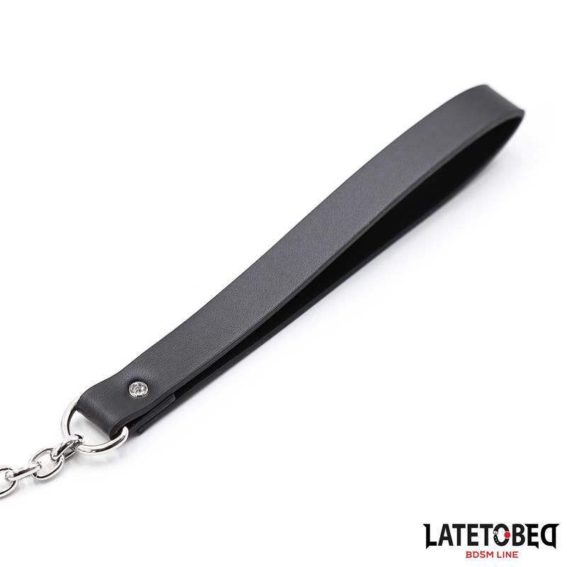 LATETOBED BDSM LINE - CORREA METÁLICA NEGRA 100CM