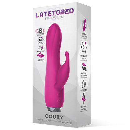 LATETOBED - COUBY VIBRADOR DE CONEJITO SILICONA ROSA