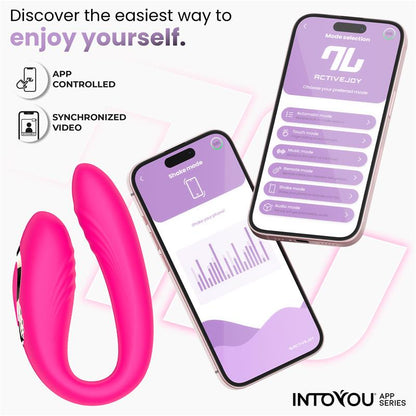 INTOYOU APP SERIES - COUTY JUGUETE PARA PAREJAS CON OSCILACIÓN 360º CON APP