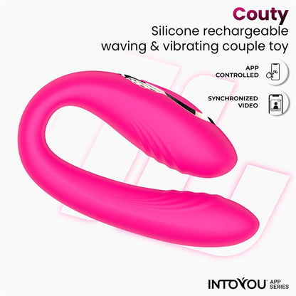 INTOYOU APP SERIES - COUTY JUGUETE PARA PAREJAS CON OSCILACIÓN 360º CON APP