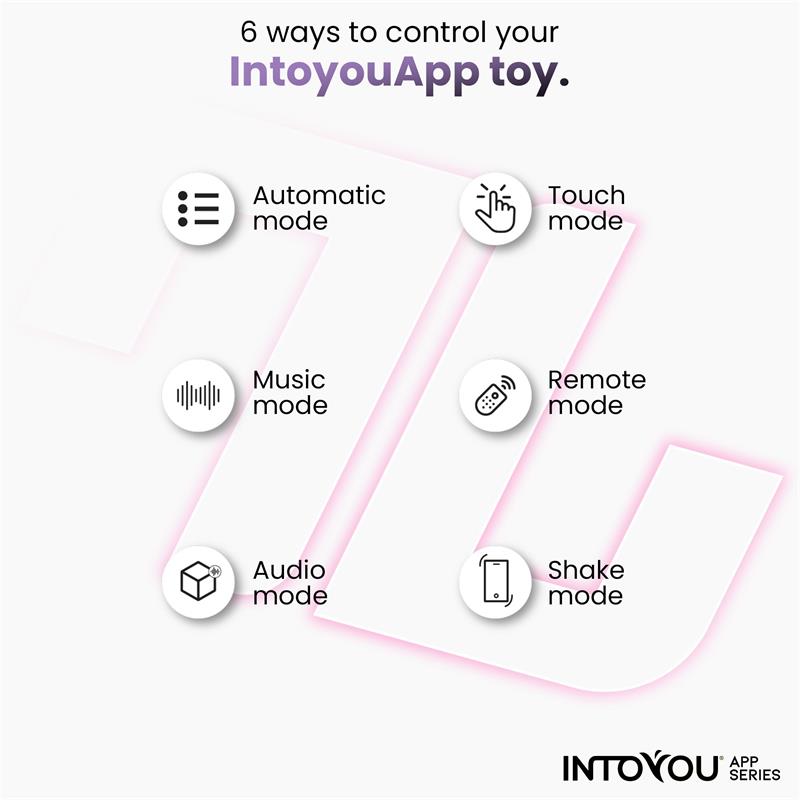 INTOYOU APP SERIES - COUTY JUGUETE PARA PAREJAS CON OSCILACIÓN 360º CON APP