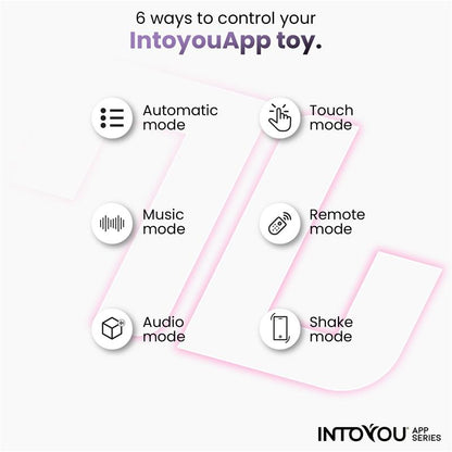 INTOYOU APP SERIES - COUTY JUGUETE PARA PAREJAS CON OSCILACIÓN 360º CON APP