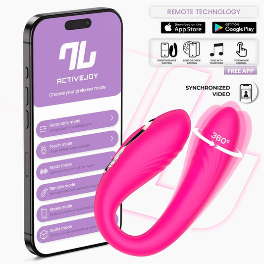INTOYOU APP SERIES - COUTY JUGUETE PARA PAREJAS CON OSCILACIÓN 360º CON APP