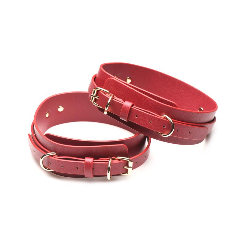 MASTER SERIES - CRIMSON CAPTIVE SET DE ATADURAS AJUSTABLES