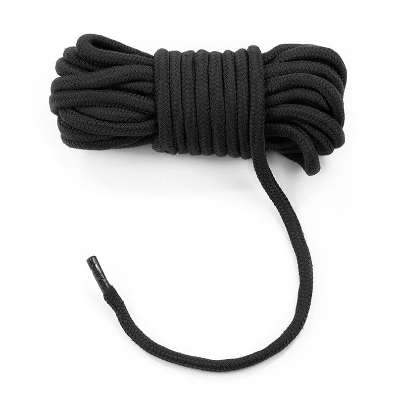 LOVETOY - CUERDA BONDAGE SUAVE NEGRO