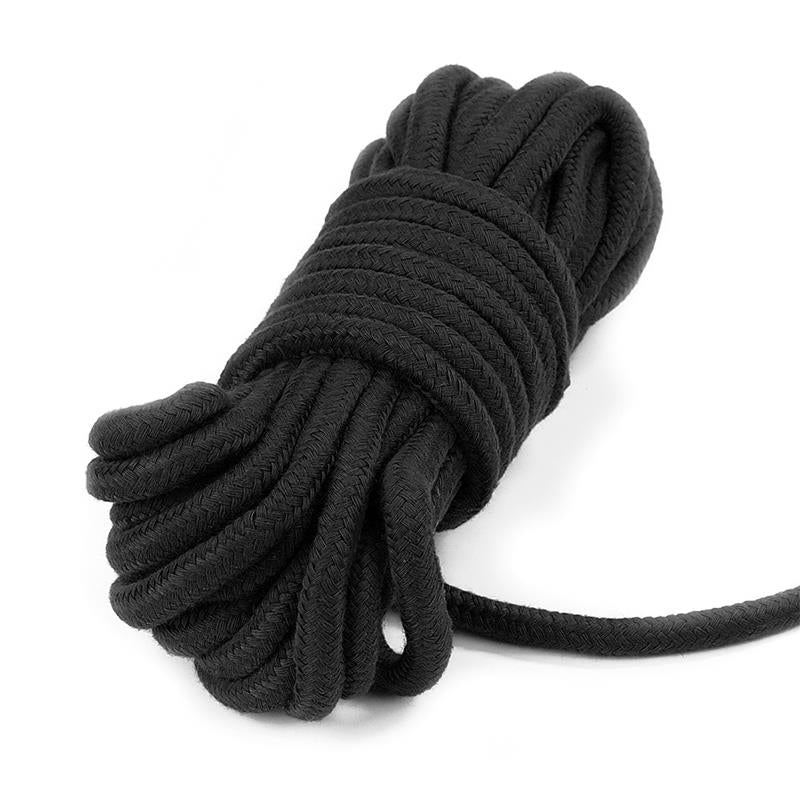 LOVETOY - CUERDA BONDAGE SUAVE NEGRO