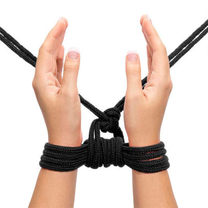 LOVETOY - CUERDA BONDAGE SUAVE NEGRO