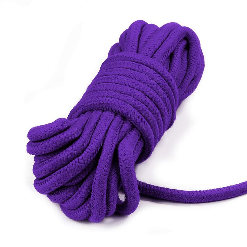 LOVETOY - CUERDA BONDAGE SUAVE PÚRPURA
