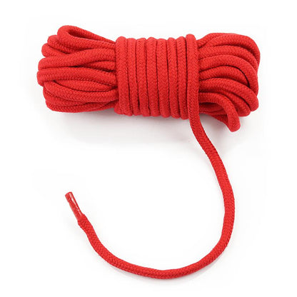 LOVETOY - CUERDA BONDAGE SUAVE ROJO