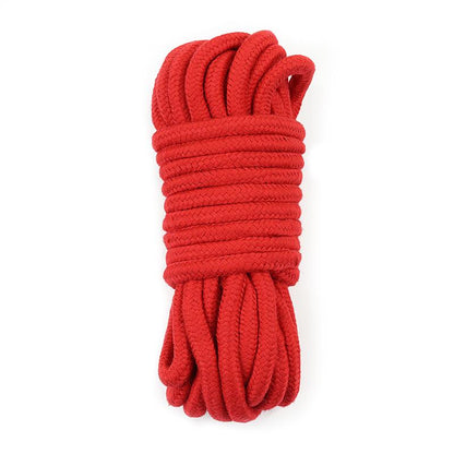 LOVETOY - CUERDA BONDAGE SUAVE ROJO