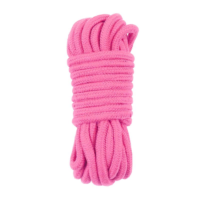 LOVETOY - CUERDA BONDAGE SUAVE ROSA