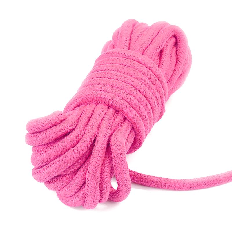 LOVETOY - CUERDA BONDAGE SUAVE ROSA