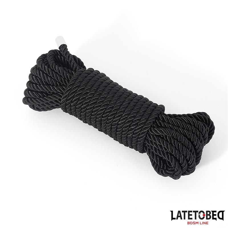 LATETOBED BDSM LINE - CUERDA DE BONDAGE 10M NEGRO