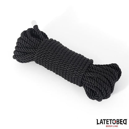 LATETOBED BDSM LINE - CUERDA DE BONDAGE 10M NEGRO