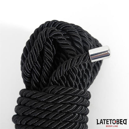 LATETOBED BDSM LINE - CUERDA DE BONDAGE 10M NEGRO