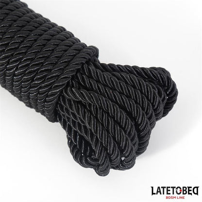 LATETOBED BDSM LINE - CUERDA DE BONDAGE 10M NEGRO