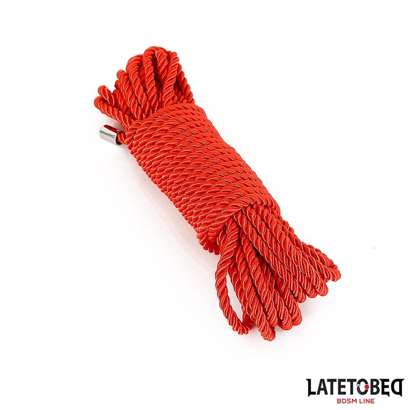 LATETOBED BDSM LINE - CUERDA DE BONDAGE 10M ROJO