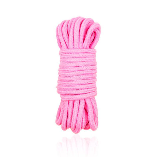 LATETOBED BDSM LINE - CUERDA DE BONDAGE DE ALGODÓN 5 M ROSA