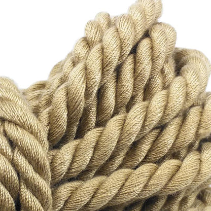 LATETOBED BDSM LINE - CUERDA DE CÁÑAMO SINTÉTICO PARA BONDAGE 10 METROS