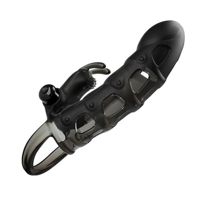PRETTYLOVE - CUPER FUNDA PARA EL PENE CON VIBRACIÓN +4 CM
