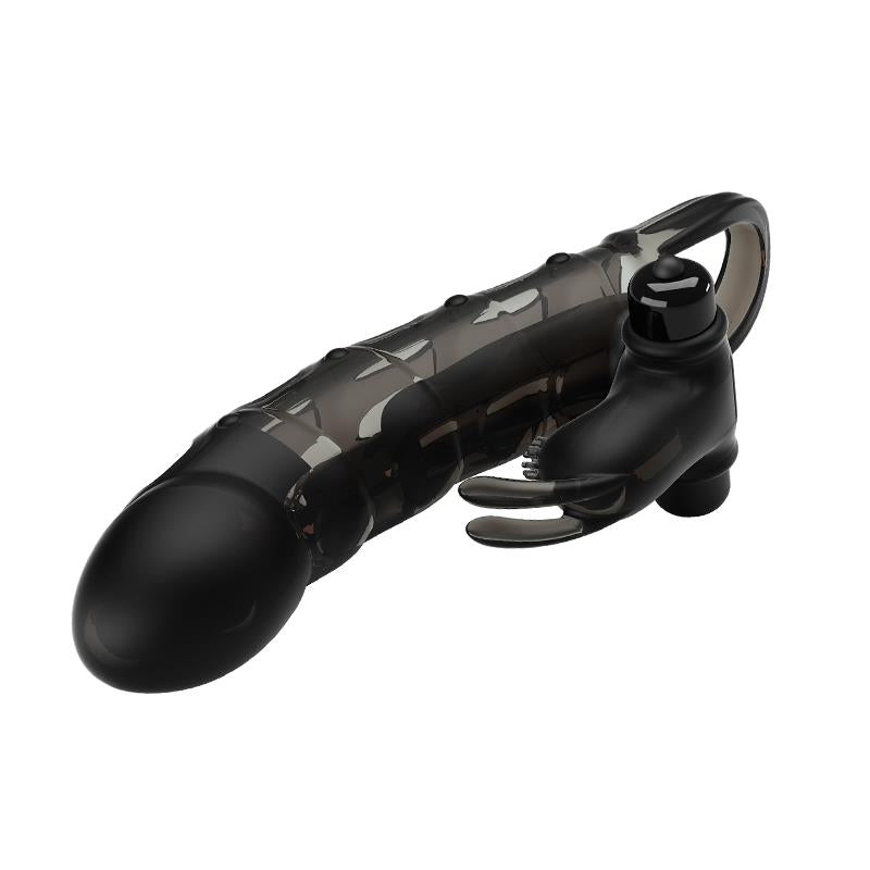 PRETTYLOVE - CUPER FUNDA PARA EL PENE CON VIBRACIÓN +4 CM