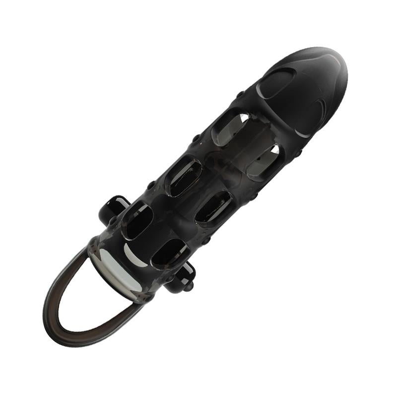 PRETTYLOVE - CUPER FUNDA PARA EL PENE CON VIBRACIÓN +4 CM