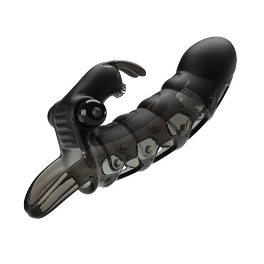 PRETTYLOVE - CUPER FUNDA PARA EL PENE CON VIBRACIÓN +4 CM