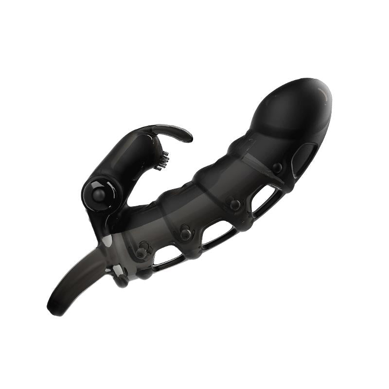 PRETTYLOVE - CUPER FUNDA PARA EL PENE CON VIBRACIÓN +4 CM