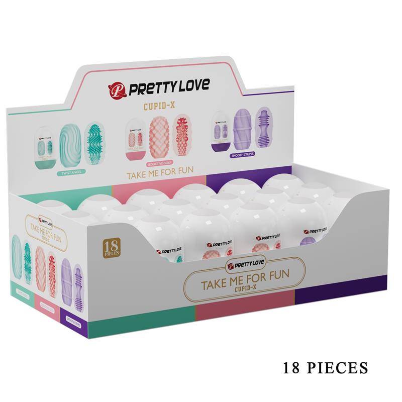 PRETTYLOVE - CUPID-X DISPLAY 18 MASTURBADORES