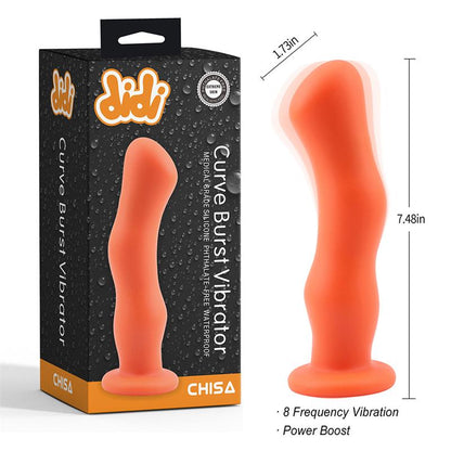 CHISA - CURVE BURST DILDO CURVADO CON VIBRACION
