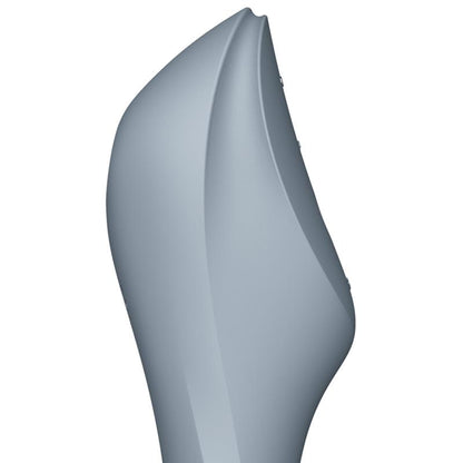 SATISFYER - CURVY TRINITY 3 VIBRADOR Y SUCCIONADOR TRIPLE ESTIMULACIÓN BLUEGRAY