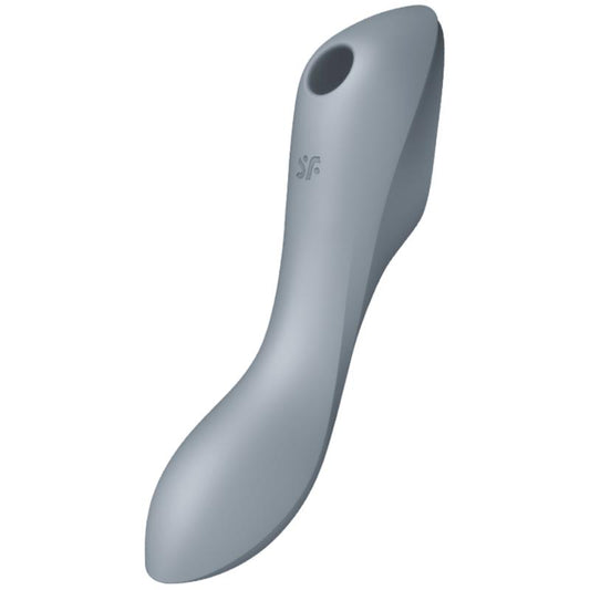 SATISFYER - CURVY TRINITY 3 VIBRADOR Y SUCCIONADOR TRIPLE ESTIMULACIÓN BLUEGRAY