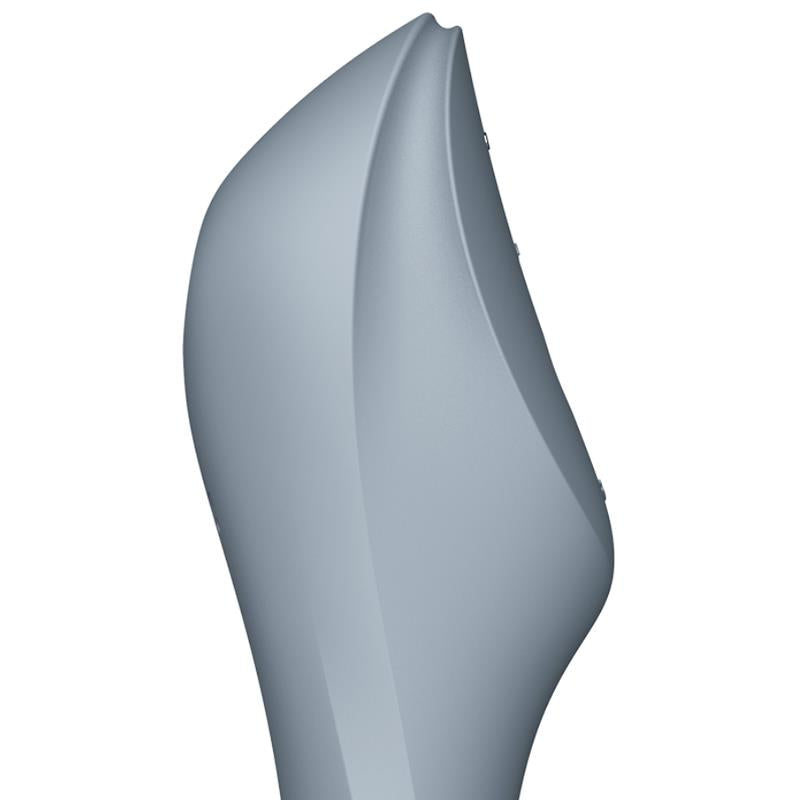 SATISFYER - CURVY TRINITY 3 VIBRADOR Y SUCCIONADOR TRIPLE ESTIMULACIÓN BLUEGRAY