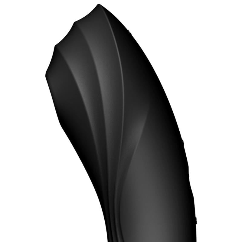 SATISFYER - CURVY TRINITY 4 VIBRADOR Y SUCCIONADOR 2 MOTORES NEGRO