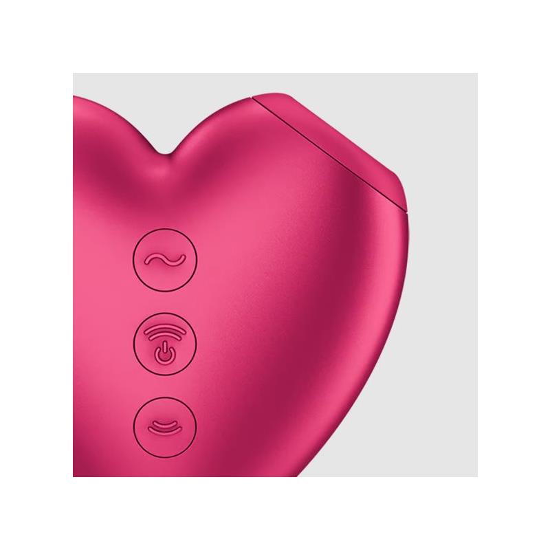 SATISFYER - CUTIE HEART SUCCIONADOR DE CLÍTORIS BATTERY SERIES
