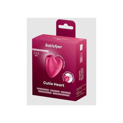 SATISFYER - CUTIE HEART SUCCIONADOR DE CLÍTORIS BATTERY SERIES