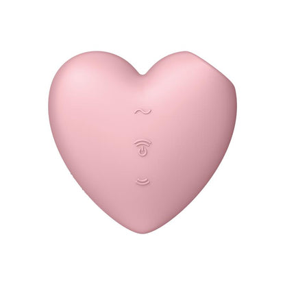 SATISFYER - CUTIE HEART SUCCIONADOR DE CLÍTORIS Y VIBRACIÓN ROSA
